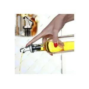 Juego de 3 piezas de boquillas para verter con tapas, dispensadores de aceite y tapones de corcho - Product Image 4