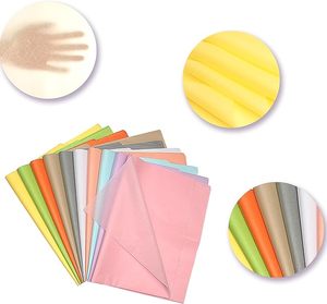 80 Sheets of Tissue <strong>Paper</strong>, 20 Colours,50 X 70 Cm, Transparent Gift Wrapping <strong>Paper</strong>, for Creating Pompoms - Product Image 3