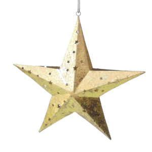 Meilleure vente fer métal suspendu coeur mur décoratif ornement couleur or pour la maison et la décoration de Noël à la main en vrac - Product Image 6