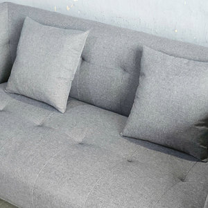 Loveseats 04 SFB68044 Sofá de Cuero de 2 y 3 Plazas, Diseño Acolchado, Forma Cuadrada, 180x86cm, para Sala de Estar, Uso Interior, Apartamento - Product Image 4