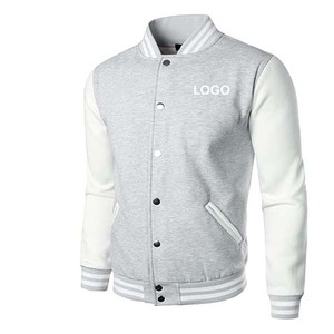 Men's Customized Varsity Jacket with Puff Printed Wool Leather Sleeves Dyed to Your Own Design - Product Image 2
