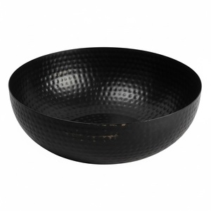 Stylish Round Shape Metal Serving Bowl Decorated Antique Silver Ware Bowl for <b>Kitchen</b> and Restaurant Dining Table Use - Product Image 5