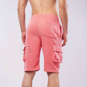 กางเกงขาสั้นผ้าเนื้อละเอียดน้ำหนักเบาลายพื้นสำหรับผู้ชายออกแบบโลโก้ได้ตามต้องการ - Product Image 3