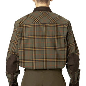 Hombres al aire libre de manga larga frente dos bolsillos con camisas de tiro 100% algodón casual camuflaje botón abajo Camisas de tiro - Product Image 5