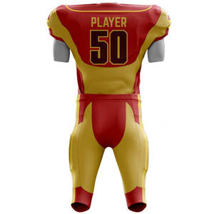 Uniforme de fútbol americano de alta calidad Nuevo diseño Uniforme de fútbol americano personalizado a la venta 100% Poliéster - Product Image 6