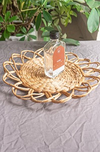 Precio barato, manteles individuales de mimbre de jacinto de agua para decoración de mesa, posavasos de jacinto de agua, manteles individuales tejidos naturales, cargadores tejidos - Product Image 5