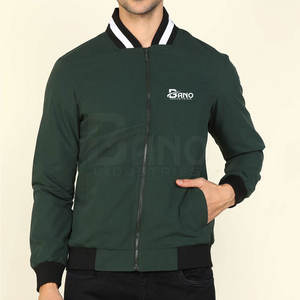 Chaqueta de bombardero con cuello levantado de alta calidad para hombre Diseño de contraste de color liso único Invierno 4XL Tamaño Nueva condición - Product Image 1