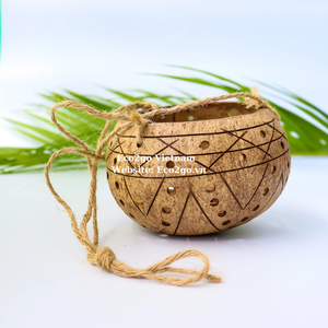 POT de plante en coquille de noix de coco écologique/POT de plantation en coquille de noix de coco/POT en coquille de noix de coco pour jardin de ECO2GO vietnam - Product Image 1