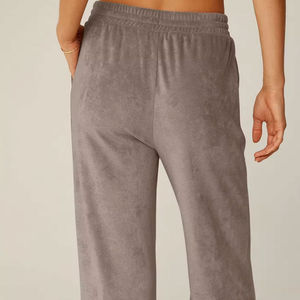 Hot Sale Casual Design Solid Color Cotton Sweatpants ladies Oversized women jogger <b>pants</b> With Pocket For Oem service - Product Image 2