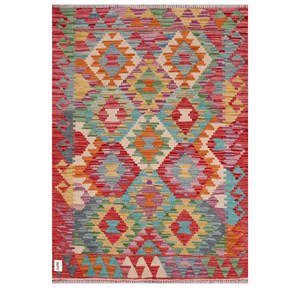 Tapis kilim d'Afghanistan Maimana 155 x 109 cm, tapis traditionnel afghan - Product Image 1