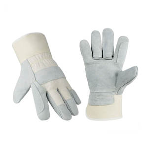 Guantes de Trabajo de Cuero Grueso y Resistente para Soldadura, con Agarre Seguro, para Uso Diario al Aire Libre, Transpirables y Ecológicos - Product Image 1