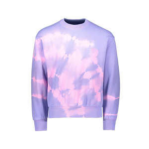 Lavage à l'acide de haute qualité décontracté personnalisé fabrication fine col rond Streetwear 100% coton éponge sweats - Product Image 1