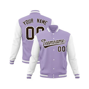 Chaquetas de béisbol Varsity Bomber personalizables para hombres y mujeres, nombre bordado personalizado, soporte de número, calle principal para invierno - Product Image 1