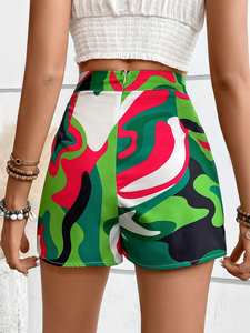 Short de Sublimation pour femmes Leggings brossés élastiques d'été Short de compression par Sublimation Short de motard pour femmes - Product Image 5