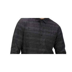 เสื้อเชิ้ตผู้ชาย Hurley รุ่นคลาสสิค ลายทางย้อมเส้นด้าย ผ้าป๊อปลินยืด Armstrong กันยับ สีชาร์โคล ไซส์ XX-Large - Product Image 2
