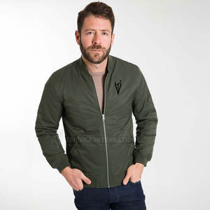 Chaqueta de invierno de bombardero para hombre, ropa de abrigo acolchada cálida para clima frío y estilo informal, chaqueta de invierno de bombardero clásica para hombre - Product Image 1