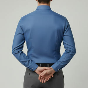 Camisa de Vestir de Bambú Personalizada para Hombre, Corte Entallado, Manga Larga, Estilo Formal Ecológico - Product Image 2