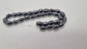 Collier de perles fantaisie facettées en moissanite noire de 9 mm - Coupe artisanale scintillante - Product Image 4