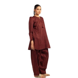 ชุดเดรสสำหรับผู้หญิงชุดสนามหญ้า2ชิ้นสไตล์อินเดีย/ปากีสถาน/ปัญจาบ - Product Image 1