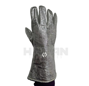 ถุงมือทำงานหนังกันความร้อนถุงมืองานเชื่อมหนังกันไฟถุงมือเชื่อมหนังป้องกันความร้อนดีไซน์ใหม่ - Product Image 6