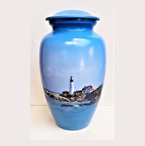 Urne funéraire en aluminium de fabrication fiable pour les cendres, avec un matériau solide, adaptée aux maisons funéraires, monuments commémoratifs personnalisés - Product Image 1