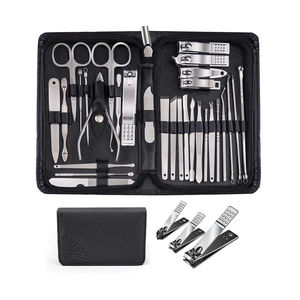 Premium <b>Professional</b> High Quality Manicure Pedicure Set Stainless Steel Tools Lightweight Reusable Single Spring Bag Adult - Product Image 4