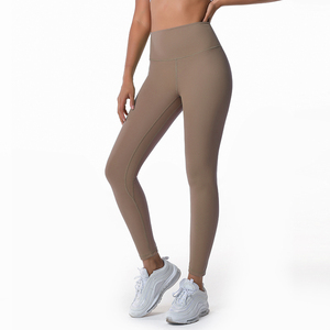 Venta caliente Nuevos pantalones de yoga Para las mujeres de cintura alta Hip-lift pantalones recortados apretados de alta elasticidad Gimnasio Leggings - Product Image 4