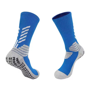 Wholesale Custom Medium Tube <b>Grip</b> Men's Crew <b>Socks</b> Anti-Slip Football <b>Socks</b> with Option to Make Your Own Design - Product Image 2