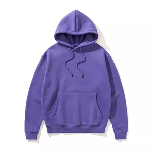 Sweat à capuche d'hiver épais et respirant avec broderie personnalisée, couleur et taille personnalisables, chaud, en molleton 100% coton numérique - Product Image 1