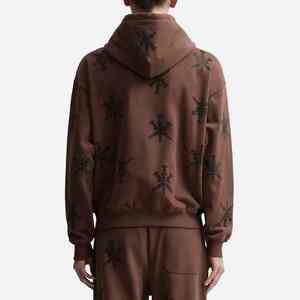 High Quality Men <b>Rhinestones</b> Hoodies Manufacturers Custom zipper Oversize Full Face Zip Up Unisex Wholesale <b>Rhinestone</b> <b>Hoodie</b> - Product Image 3