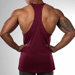 Custom mens tank top sleeveless with high quality cotton plain tank top men for workout Casual Breathable - Product Image 6