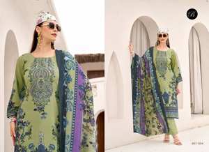 Colección de trajes paquistaníes con impresiones digitales de viscosa pura Premium con trabajo de bordado para fiestas disponibles a precio mayorista - Product Image 5