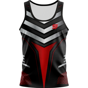 Camiseta sin Mangas Casual, Ajustada, Ligera y Transpirable, con Estampado Sublimado para Gimnasio y Entrenamiento - Product Image 1