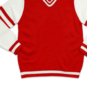 เสื้อสเวตเตอร์คอตตอน100% ใส่ได้ทั้งชายและหญิงมีฮู้ดแนวสตรีทเสื้อสเวตเชิ้ตสีแดงใส่ได้ทั้งชายและหญิง - Product Image 6