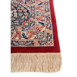 Alfombra de Lana Anudada a Mano Aalam Pae-5517, Color Marfil, 9x12, Rectangular, con Patrón de Medallón, Elegante Alfombra Tabriz para Sala de Estar, Cubierta para Auto, Viscosa - Product Image 4