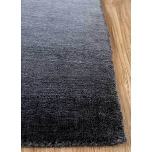 Jean Grey & Black Hand <b>Loom</b> Wool Rugs Classic 10mm Flat <b>Weave</b> Hallway Jute Rug Solid Color for Home Use-Hwl-43 by Jaipur Rugs ZA - Product Image 4