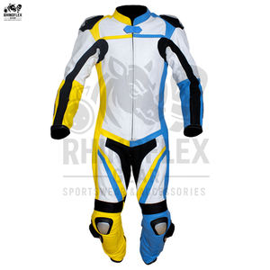 Nuevo Traje de Motocicleta de Cuero RHINOFLEX GEAR RG-MS-04 Personalizado, Estilo de Carreras, Transpirable, Unisex, Hecho en Pakistán, para Todas las Temporadas - Product Image 6