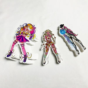 Custom Printing Die Cut Vinyl Stickers Durable White Vinyl PVC Self-Adhesive Waterproof Die Cut Stickers Logo Custom Stickers - Product Image 3