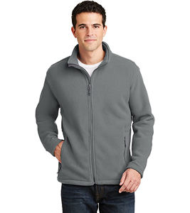 Veste en polaire Sherpa respirante d'extérieur à fermeture éclair intégrale d'hiver décontractée de taille XL pour hommes en coton avec broderie en peau de mouton et poche zippée - Product Image 5