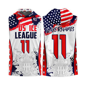 Maillot en polyester 7v7 extra durable pour l'entraînement à la ventilation Maillot classique sans manches souple et souple pour les tournois de grande taille - Product Image 2