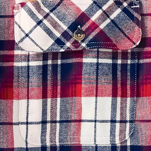 Mens <b>Plaid</b> Flannel <b>Shirt</b> Long Sleeve Casual Button Down <b>Shirt</b> Winter Warm Cotton Checkered <b>Shirts</b> Wholesale OEM Custom Logo - Product Image 5