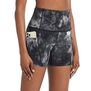 Athletic <b>Women</b> <b>Biker</b> <b>Shorts</b> Mid Rise Support Breathable Quick Dry Eco-Friendly Polyester Lightweight for Gym Training Wear - Product Image 1