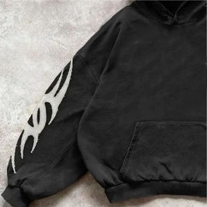 Nouveauté Meilleure vente Sweat à capuche surdimensionné en molleton 100% coton pour homme, taille personnalisée, fabrication sur mesure, vêtements de printemps - Product Image 4