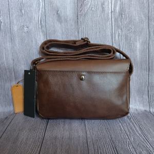 Sac à bandoulière en cuir véritable Deux sangles Personnaliser Logo Sacs à main Sling Crossbody Sacs Femmes LCS-0090 - Product Image 3