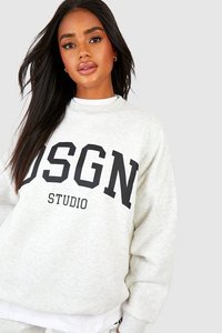 Sudadera estampada negra de moda para mujer, sudaderas personalizadas de moda de invierno cálidas con estilo de ajuste informal de gran tamaño hechas en Pakistán - Product Image 4