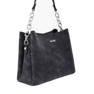 กระเป๋าหนังสีดำแบบลอยตัว - Product Image 4
