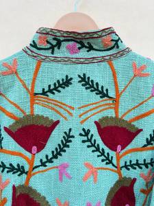 Chaqueta Boho Chic de Manga Larga para Mujer, Nueva Colección Otoño 2025, Bordado Suzani, Algodón Transpirable y Ecológico - Product Image 3