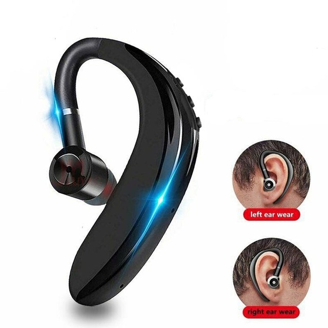 S109 Single Wireless BT 5.1 Universal Hook Earphone Sports Business Single Ear Headset Handsfree Headphone With Mic Smartphone