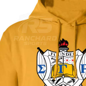 Sudadera con Capucha para Hermandad Masculina con Bordado de Letras Griegas, Sudadera con Capucha para Hermandad Masculina para Días de Espíritu Griego - Product Image 6