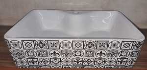 อ่างล้างหน้าบนโต๊ะสำหรับโรงแรมห้องน้ำวิลล่าดีไซน์พิเศษจากผู้ผลิตอินเดีย - Product Image 4